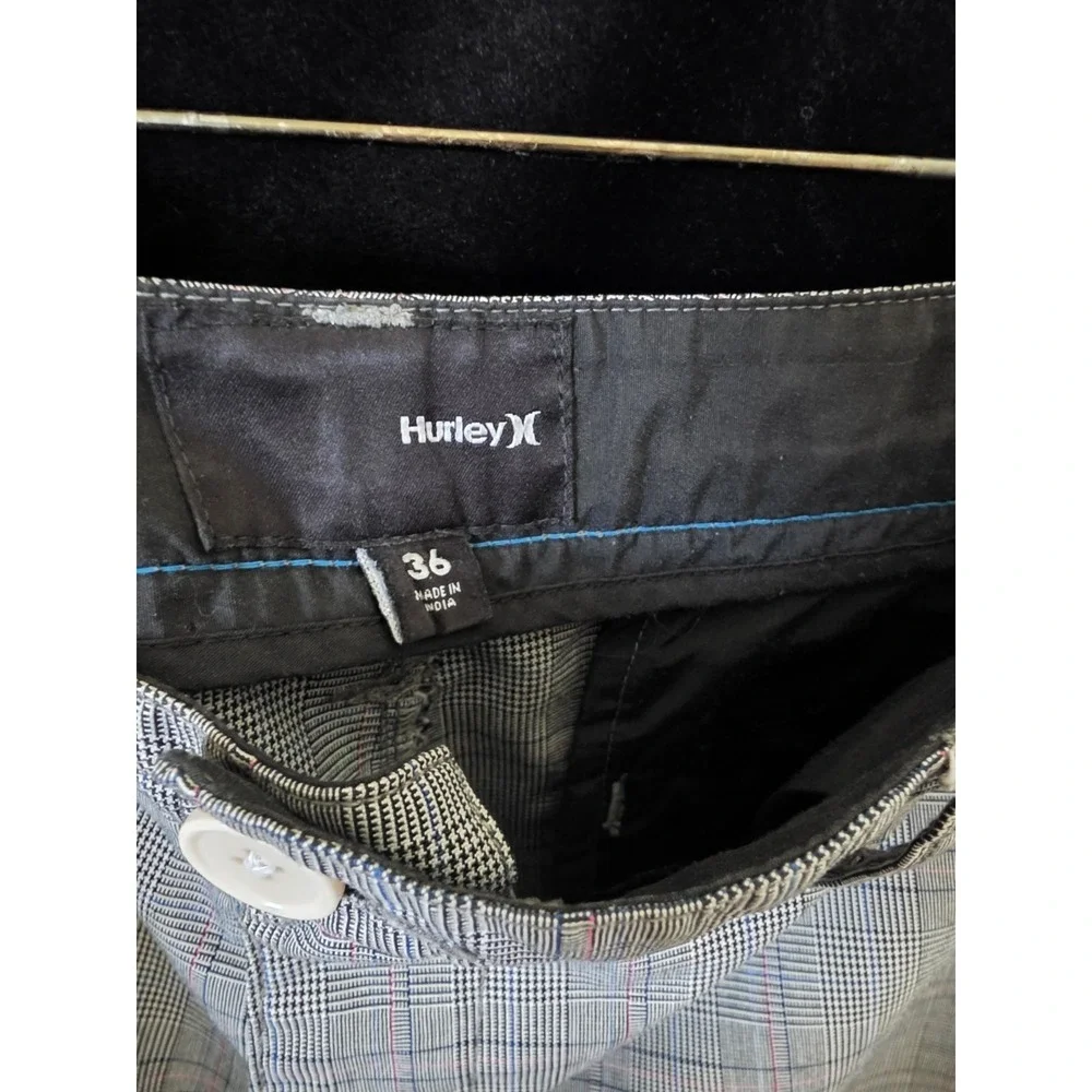 Hurley Mens Barcelona Plaid Walkshort Size 36